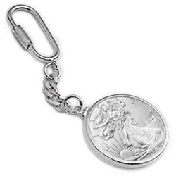 Sterling Silver Key Ring - For Silver Eagle