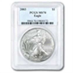 2003 Silver American Eagle (NGC MS-70)