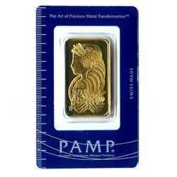 One Ounce Gold Bar Pamp Suisse