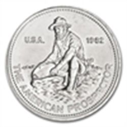 1982 (E) - 1 oz Engelhard Prospector Silver Round .999