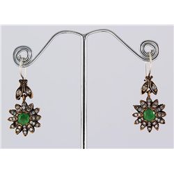 Natural Stone Antique Design Dangle Earring