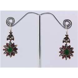 Natural Stone Antique Design Dangle Earring