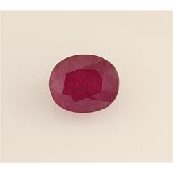 Loose Gemstone Faceted Ruby Corrundum