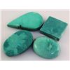Image 1 : Natural Turquoise 194.35ctw Loose Gemstone Lot of 4