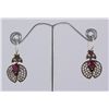 Image 1 : Natural Stone Antique Design Dangle Earring