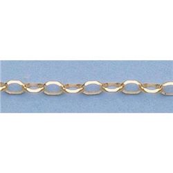 Pure Gold 16" 14k Gold-Yellow 2.3mm Oval Link Chain