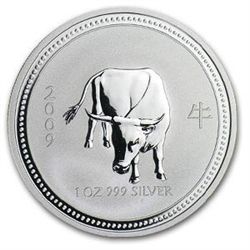 2009 1 oz Silver Lunar Year of the Ox (Series I) - Key