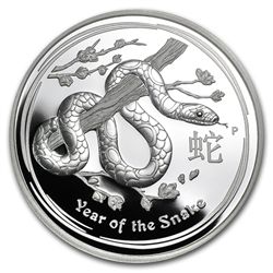 2013 Year of the Snake - 5 oz Proof Silver Coin (Series