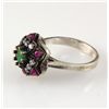 Image 2 : Natural Stone Statement Victorian Design Ring