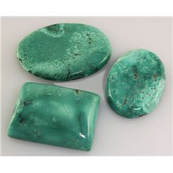 Natural Turquoise 248.60ctw Loose Gemstone 3pc Big Size