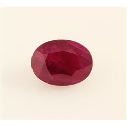 Loose Gemstone Faceted Ruby Corrundum