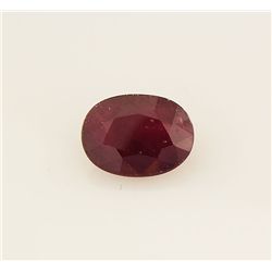 Loose Gemstone Faceted Ruby Corrundum