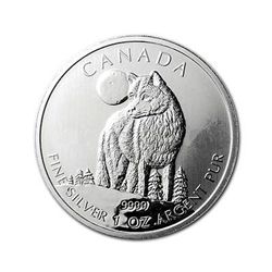 Canadian Silver 1 oz Wolf 2011