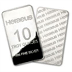 10 oz Heraeus Silver Bar .999 Fine