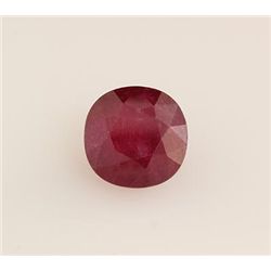 Loose Gemstone Faceted Ruby Corrundum