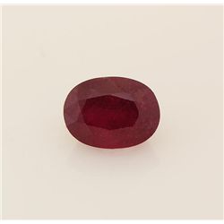 Loose Gemstone Faceted Ruby Corrundum