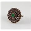 Image 2 : Natural Stone Cocktail Victorian Design Ring