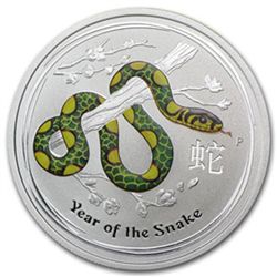 2013 1/2 oz Australian Silver Year of the Snake Coloriz