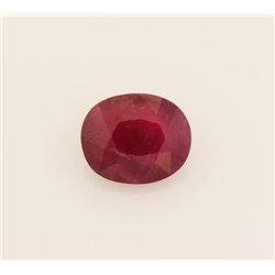 Loose Gemstone Faceted Ruby Corrundum