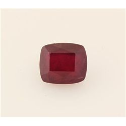 Loose Gemstone Faceted Ruby Corrundum