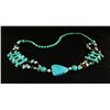 Image 2 : Gushing Sky Blue Turquoise 409.00ctw Beads Necklace