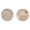 Image 2 : 28 1919-D BUFFALO NICKELS AVG CIRC - VG SOME WITH MINOR ISSUES