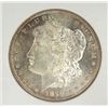 Image 2 : 1879-S MORGAN SILVER DOLLAR, ( REVERSE OF  1878 ) NNC MS-64  WHITE COIN!  RARE