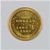 Image 2 : 1903 McKINLEY GOLD DOLLAR, MS-64   RARE COMMEMORATIVE GOLD COIN!