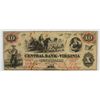 Image 1 : CENTRAL BANK OF VIRGINIA $10.00