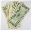 Image 2 : 6 - $2.00 RED SEAL, 8 - $2.00 GREEN SEAL, $5.00 SILVER CERTIFICATE