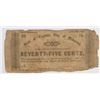Image 1 : 1862 CITY OF RICHMOND, VA, 75 CENTS