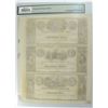 Image 2 : Uncut sheet of three Lagrange, MI PMG65