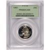 Image 1 : 1961 Proof Washington Quarter PCGS PR-66 DCAM OGH