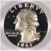 Image 2 : 1961 Proof Washington Quarter PCGS PR-66 DCAM OGH