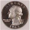 Image 2 : 1963 Proof Washington Quarter NGC PF-68