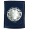 Image 2 : FOUR LEAF CLOVER ON A ONE OUNCE .999 SILVER ART ROUND IN CAPSULE AND BOX