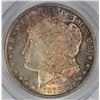 Image 2 : 1878-CC MORGAN SILVER DOLLAR, PCGS MS-65 GEM  SUPER COLORS!!