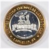Image 2 : COLLECTABLE LAS VEGAS SILVER CASINO TOKEN