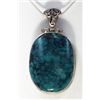 Image 1 : Sterling Silver .925 Turquoise Pendant
