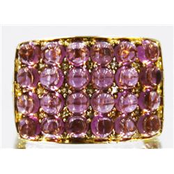 14kt Pink Tourmaline Bubble Ring