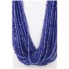 Image 1 : Natural Tanzanite Beaded Necklace Rope 679.00ct