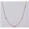 Image 1 : 14kt Rose Gold Diamond Chain