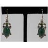 Image 1 : Sterling Silver .925 Vintage Peridot Earrings