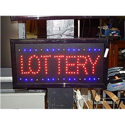 LED ELECTRIC SIGN - NEW - LOTTERY