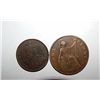 Image 1 : COINS - 1916 ONE CENT CANADA & 1919 ONE PENNY = 2 TOTAL