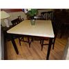 Image 1 : FAUX MARBLE COUNTER HEIGHT DINING TABLE - NEW