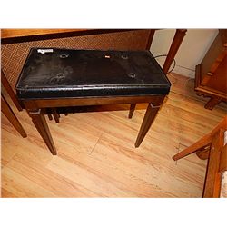 ORGAN & STOOL - PADDED TOP WITH HINGED LID