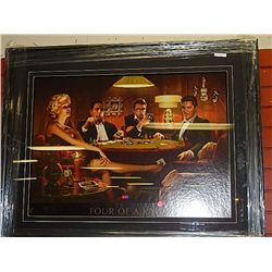 FRAMED PRINT "FOUR OF AKIND - C CONSANI - RETAIL ~ $500