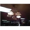 Image 2 : HANGING CEILING LIGHT FIXTURE - GOLD