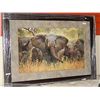 Image 1 : FRAMED PRINT "LEADER OF THE HERD - RETAIL ~$500